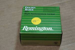 lot 255 image: 25 Remingon Golden Saber .40 S&W 180 Gr JHP Ammo