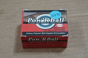 lot 273 image: 20 Glaser PowR Ball .380 Auto 70 Gr Defense Ammo