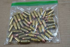 lot 282 image: 50 Loose 9mm FMJ Ammo