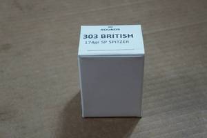 lot 344 image: 20 .303 British 174 Gr Spitzer SP Ammo