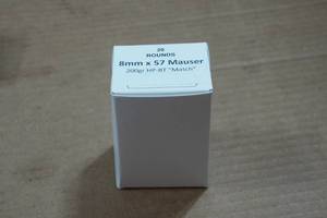lot 346 image: 20 8mm x 57 Mauser 200 Gr HP-BT Match Ammo