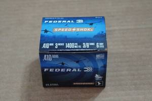 lot 362 image: 25 Federal Speed Shok .410 Bore 3 Steel 6 Shot Shotshells