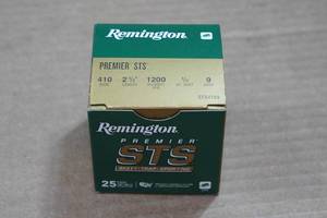 lot 363 image: 25 Remington Premier STS .410 Bore 2-12 9 Shot Shotshells