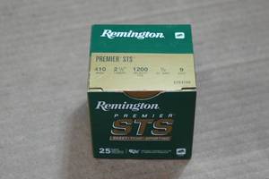 lot 364 image: 25 Remington Premier STS .410 Bore 2-12 9 Shot Shotshells