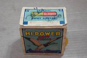 lot 373 image: 23 Federal Hi-Power 16 Gauge 2-34 6 Shot Shotshells