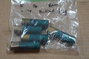 lot 383 image: 5 Remington Express 16 Gauge 2-34 Rifled Slugs