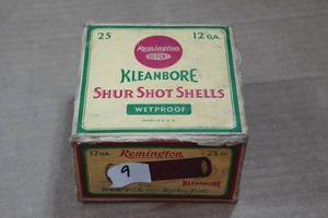 lot 396 image: 9 Remington Kleanbore 12 Gauge 2-58 Chilled 7.5 Shot Shotshells