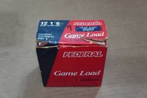 lot 408 image: 9 Federal Game Load 12 Gauge 2-34 6 Shot Shotshells