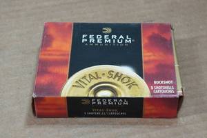 lot 421 image: 5 Federal Vital-Shok 12 Gauge 3-12 Magnum 00 Buck Shotshells