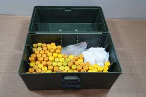 lot 428 image: Assortment of 20 Gauge Shotshells in Plastic Case