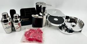 lot 156 image: &nbspBarware Set - Cocktail Shakers, Ice Bucket & Accessories- 2 of each - New