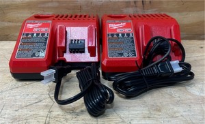 lot 60 image: Milwaukee Rapid Charger lot of 2..