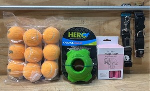 lot 63 image: Dog Toy and Accessories lot of 5