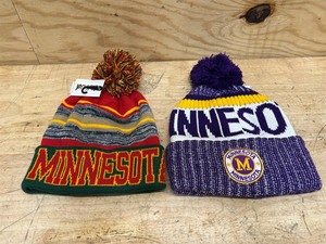 lot 96 image: Minnesota Winter Hats (lot of 2)
