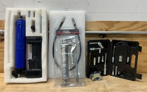 lot 122 image: Strongway Electric Grease Gun, IRONTON Grease Gun, Accessories