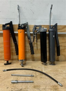 lot 123 image: Grease Gun lot of 4