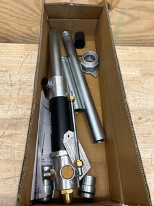 lot 145 image: Ironton Air-Operated Oil Transfer Pump, 51 Ratio, 4.76 GPM, 150 Max. PSI., 55-Gal. Drum Capacity NT MSRP $350