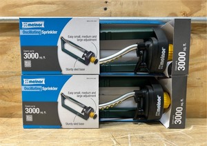 lot 186 image: Melnor Oscillating Sprinkler Lot of 2