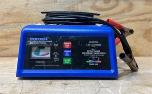 lot 217 image: Cen-Tech 12V Analog Battery Charger With Engine Starter