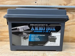lot 223 image: Surelock Security Co. Ammo Box Combo 2-IN-1