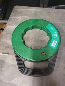 lot 7AD image: Greenlee 438-20 200 ft Steel Fish Tape with Plastic Reel