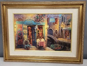 lot 7SC image: Viktor Shvaiko Limited Edition Framed Giclee Una Tavola Per Due