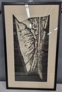 lot 32SC image: Framed James Guitet Signed Lithograph 660 (1964) with Conservation Glass