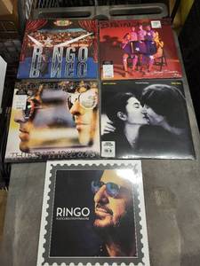 lot 90SC image: Collection of 5 Beatles Solo Artists Vinyl Records