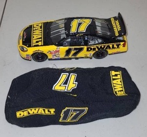 lot 44L image: Matt Kenseth #17 DeWalt Diecast NASCAR Car with Cloth Cover