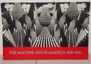 lot 6AE image: The Machine Age in America 1918-1941 Brooklyn Museum Poster