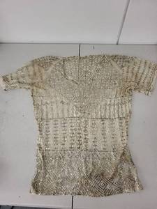 lot 23AE image: Vintage Sequined Two-Piece Costume Set with Shirt and Pants