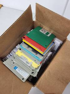 lot 31AE image: Lot of Vintage Floppy Disks and Lenovo Windows 8 Pro Recovery DVDs