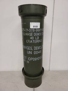 lot 67AE image: US Military PA116 Demolition Charge Ammo Can Empty 40 lb Cratering