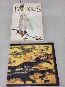 lot 88AE image: Faeries Art Book by Brian Froud & Alan Lee and The Art of Japanese Screen Painting Set