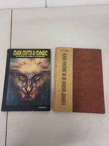 lot 89AE image: Set of 2 Vintage Books Black Portrait of an African Journey & Man, Myth & Magic Vol 1