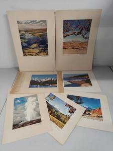 lot 23U image: Collection of Vintage Landscape Prints including by Mario Bucovich