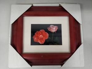 lot 31U image: Framed Flower Art by Tony Peroutky - Roses