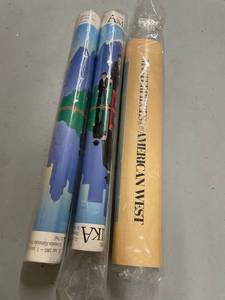 lot 48U image: 3 Vintage Posters The Promise of America & Masterpieces of the American West