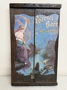 lot 53SC image: Lorelei Beer Kessler Brewing Co. Helena Mont. Vintage Wooden Sign