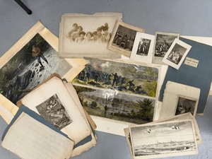 lot 54SC image: Collection of Antique Prints and Photographs Assorted Subjects