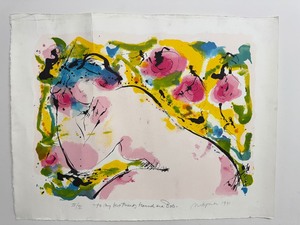 lot 92SC image: 1991 Signed Limited Edition Nude Art Print by Nic Jonk