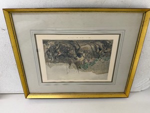 lot 99SC image: Framed Historical Print of Native American Scene