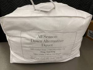lot 3 image: All Season Down Alternative Duvet - Bokser Home King & Cal King