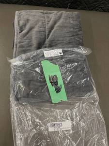 lot 46 image: Velvet Chenille Quilted Sham Set - King Size