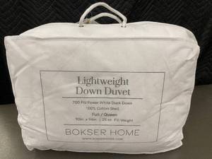 lot 80 image: Lightweight Down Duvet - Bokser Home 700 Fill Power White Duck Down