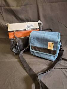 lot 13 image: Camera Bag - Denim Blue Crossbody & Color-Block Messenger Bag
