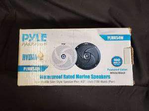 lot 57 image: Marine Waterproof Speakers - Pyle