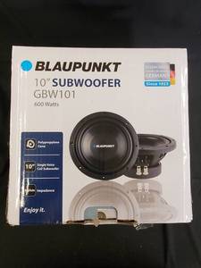 lot 104 image: 10-Inch Subwoofer GBW101 - Blaupunkt - 4 Ohm, 600W Peak