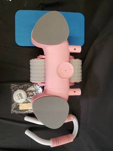 lot 110 image: Abdominal Wheel Roller With Flat Plate - Pink