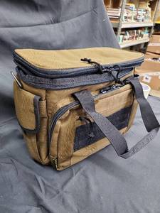 lot 113 image: Brown Tactical Shoulder Bag - ID Window & Padded Interior
